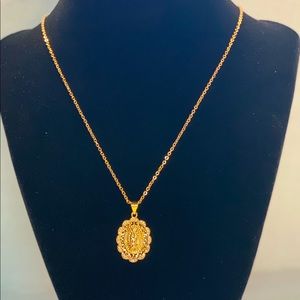 Virgin Mary necklace